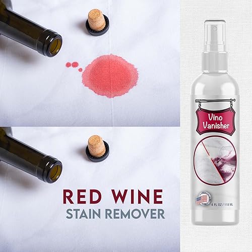Miniatura 5 de Vino Vanisher - Quitamanchas de vino  Botella de spray de 4 onzas  Fórmula suave de acción rápida  Perfecto para alfombras, tapicería y ropa