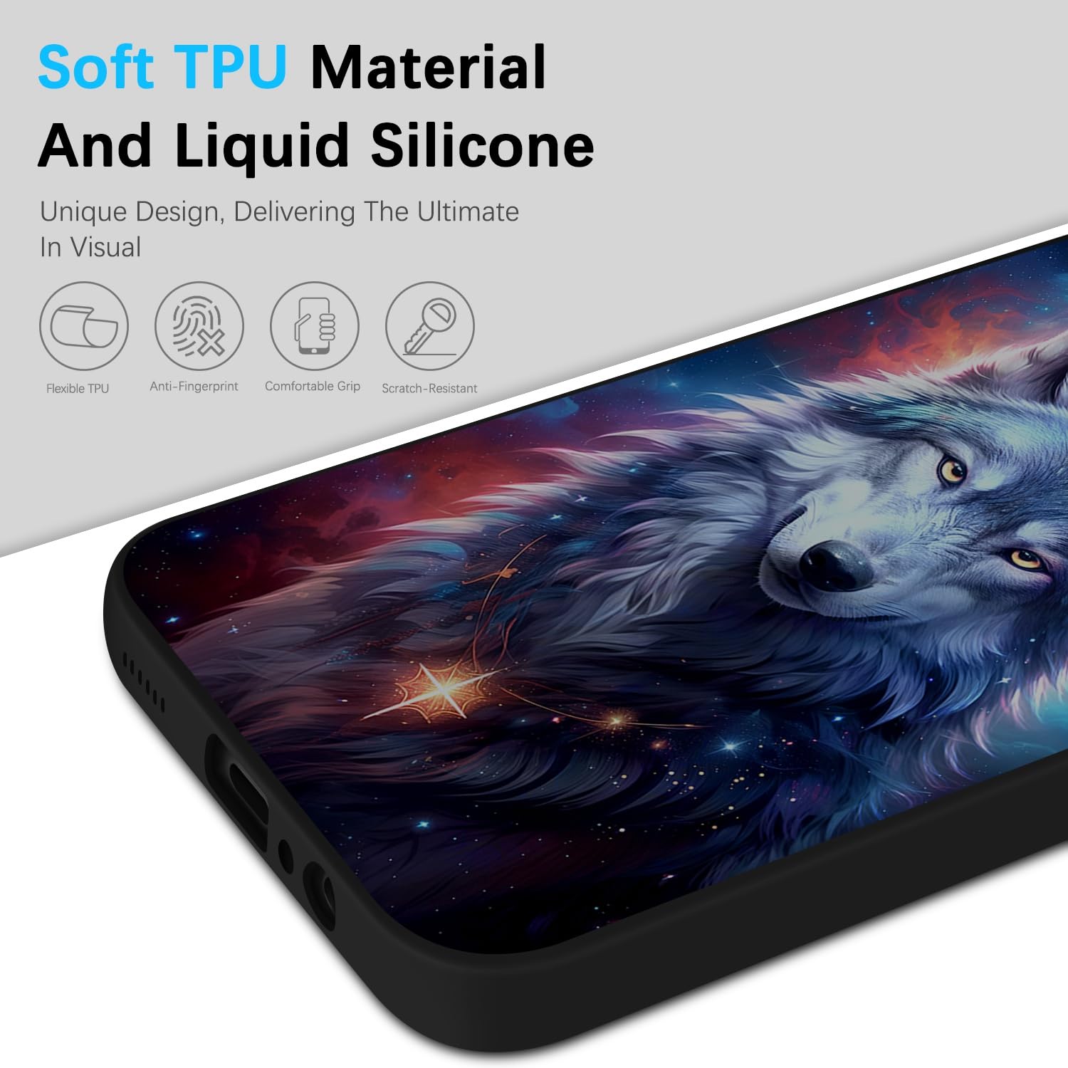 Handyhülle Für Xiaomi Redmi 14C – TPU Silikon, Stoßfest, Mit Tiermuster – Dünn, Griffig & Kratzgeschützt