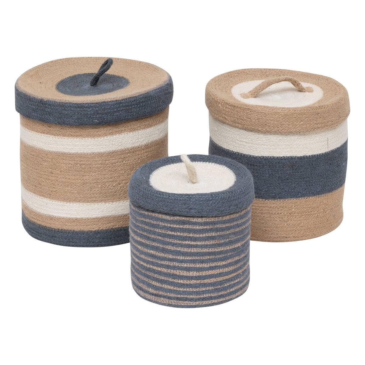 Atmosphera - 3 paniers oceane en jute