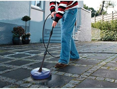 Nilfisk Compact Patio Cleaner Pressure Washer Attachment Compatible with Nilfisk Pressure Washers Ideal for Decking, Brick, Stone, Tile, Concrete and More