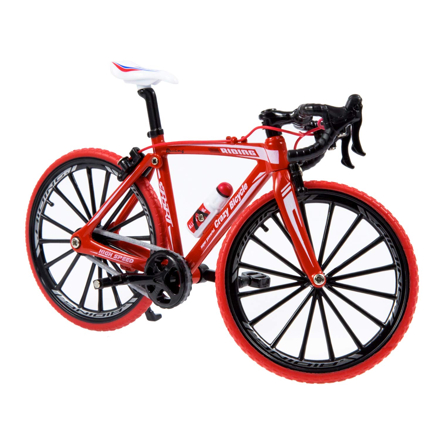 Buy HANGOU 1/10 Scale Finger Bikes Toys Alloy Racing Bike Model ATVs