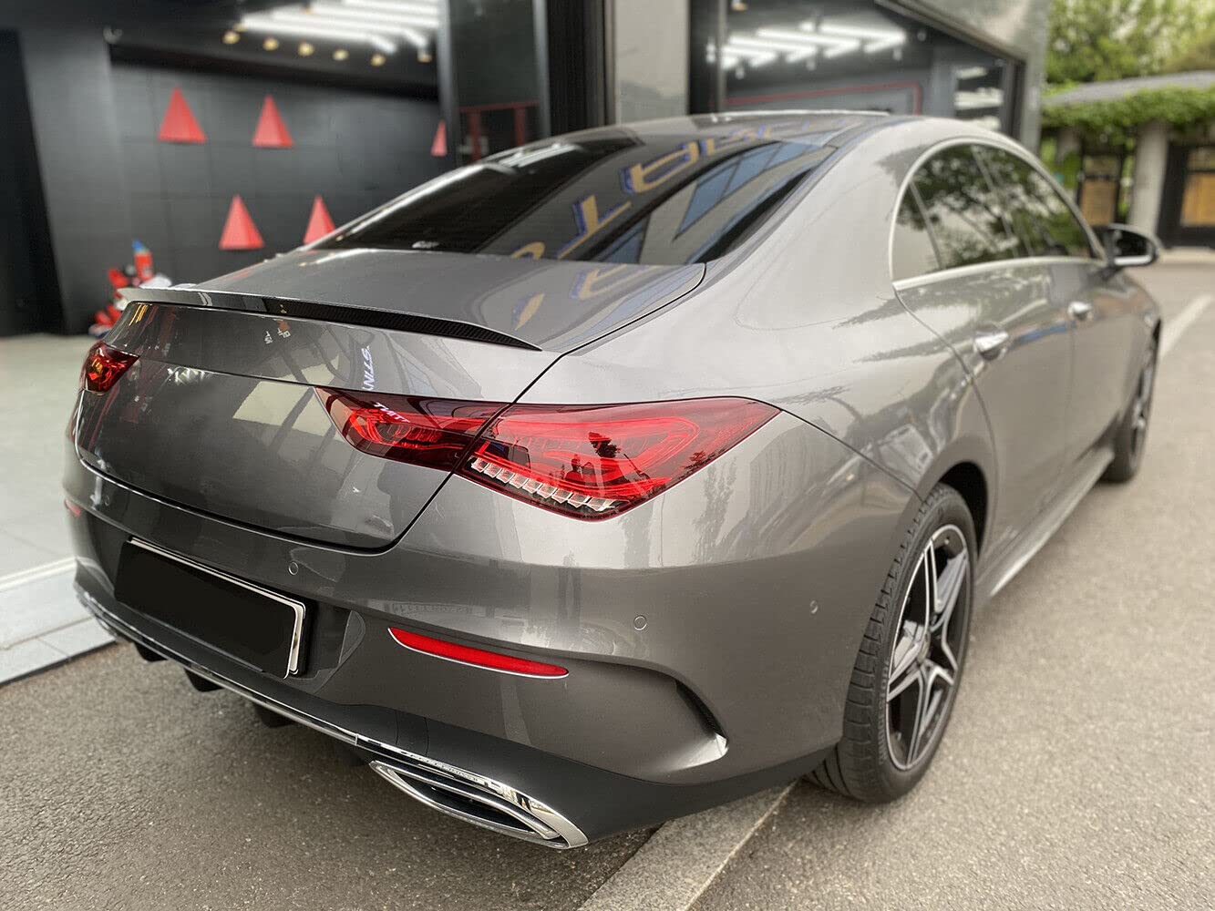 Amazon | ガラス繊維 製トランク中スポイラー for Mercedes Benz 