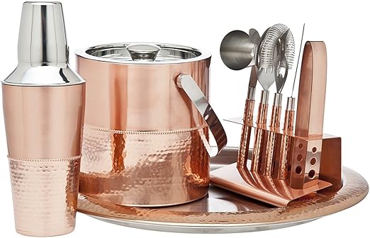 Dublin Copper Barware Set