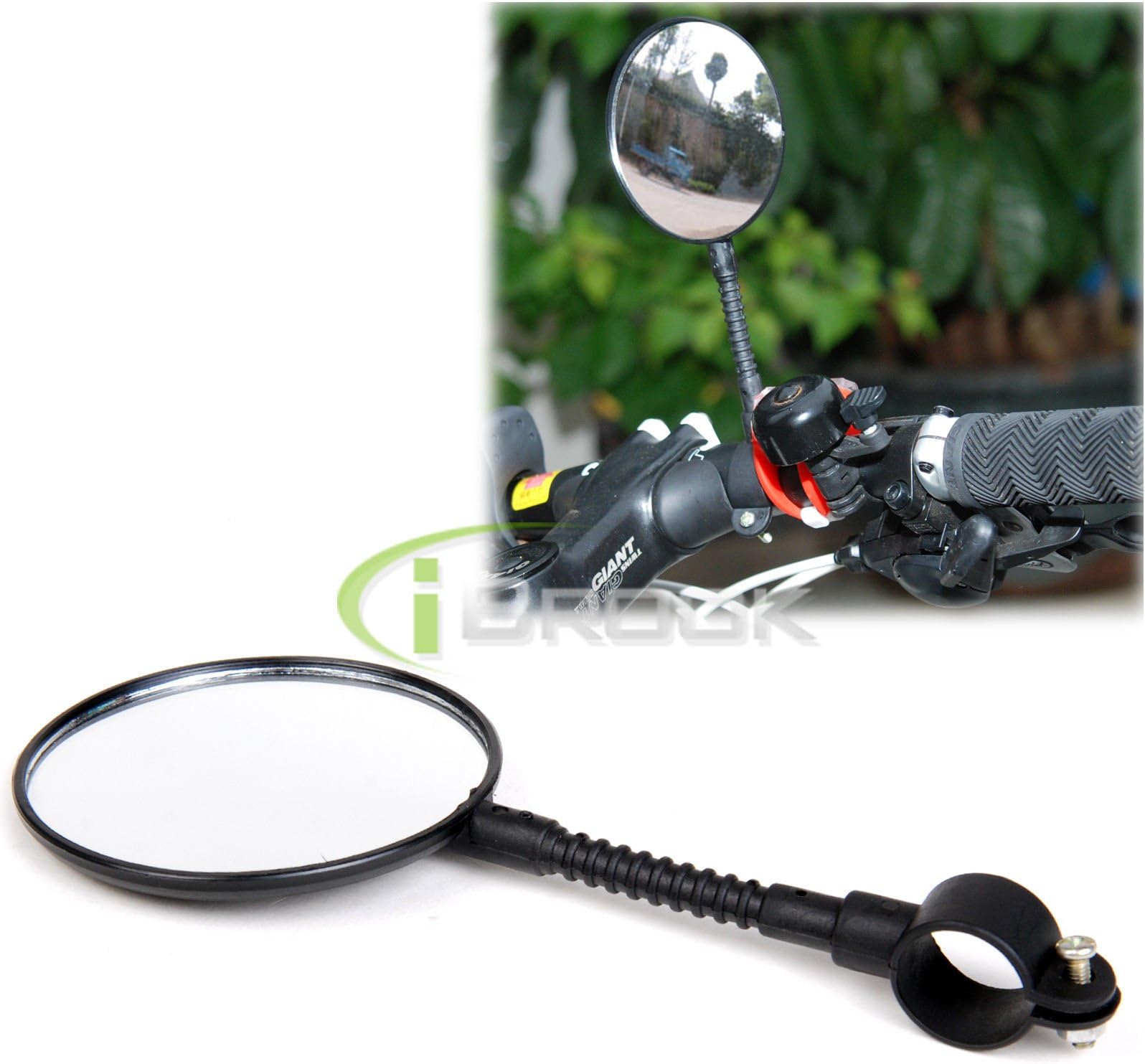 Flexible Bike Bicycle Handlebar Glass Rear View Cycling Cycle Rearview Mirror