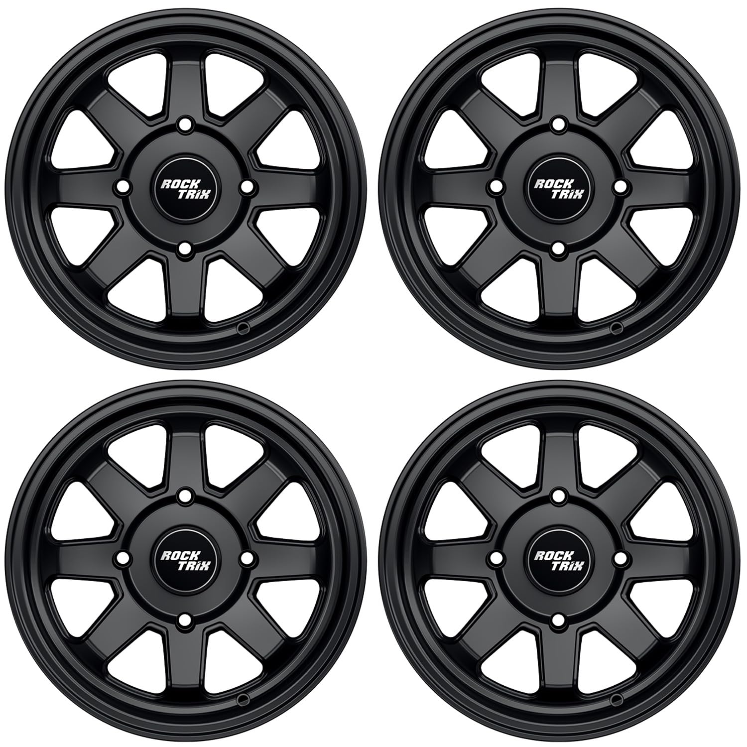 Amazon.com: RockTrix RT116 15x7 ATV Wheels 4x110, 4+3 Offset (10mm