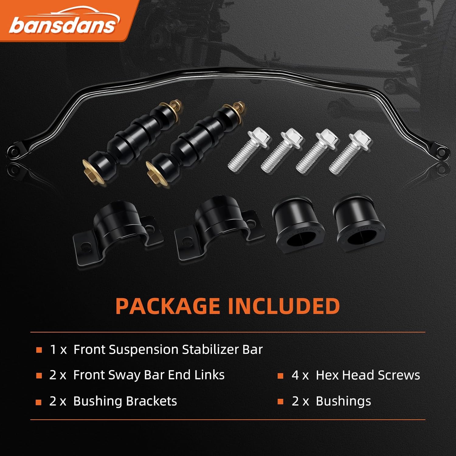 927-100 Front Suspension Stabilizer Bar Kit，[33mm] Front Sway Bar with Sway Bar Link Kit Fit For Chevy Buick Pontiac Impala Limited Monte Carlo Venture Century Regal Grand Prix Trans Sport