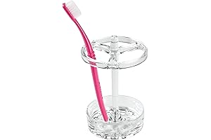 iDesign Eva Toothbrush and Toothpaste Storage Holder