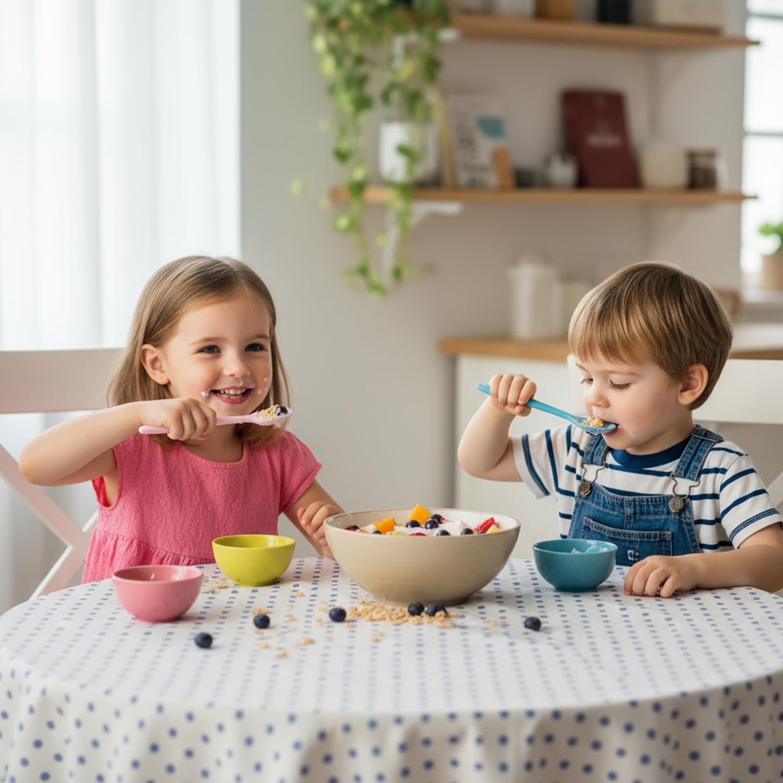 Ensemble De Cuillères De Cuisine En Silicone 4 Pièces - Cuillères Anti-Adhésives à Longue Poignée, Sans BPA Pour Cuisine, Cuisson, Cuisson, Mélange, Mélange (27 X 5,7