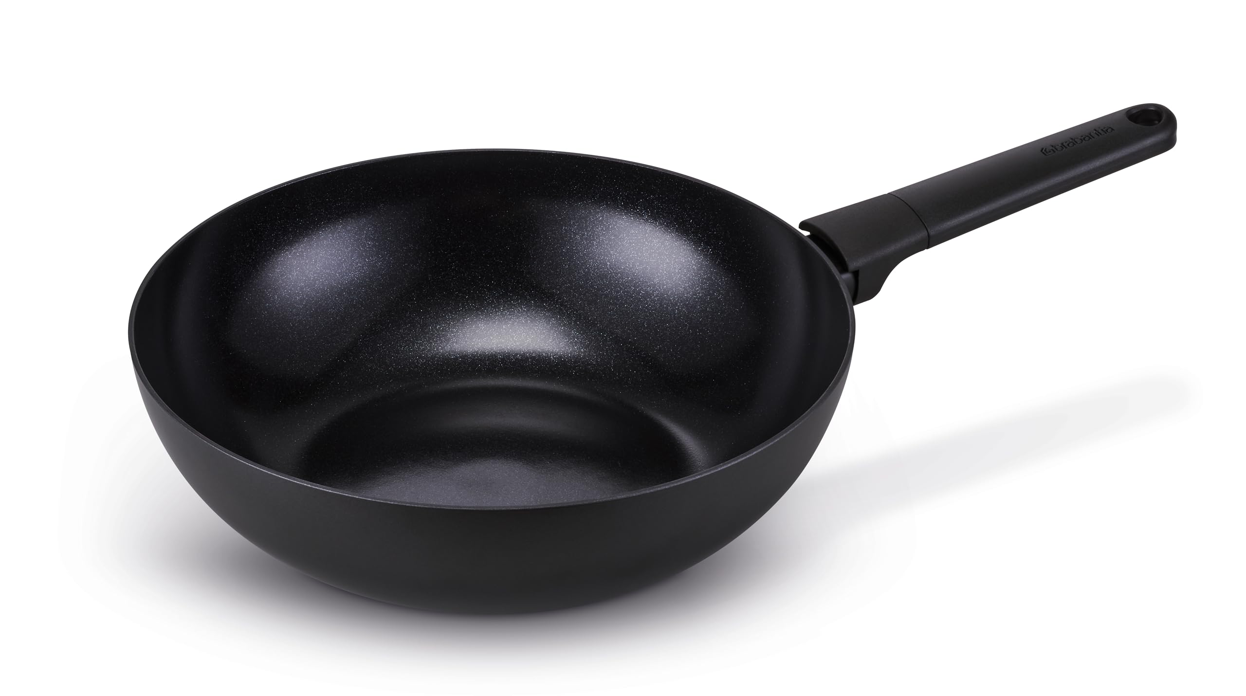 Wok 30 cm Brabantia VANTA en aluminium recyclé pour cuisson induction