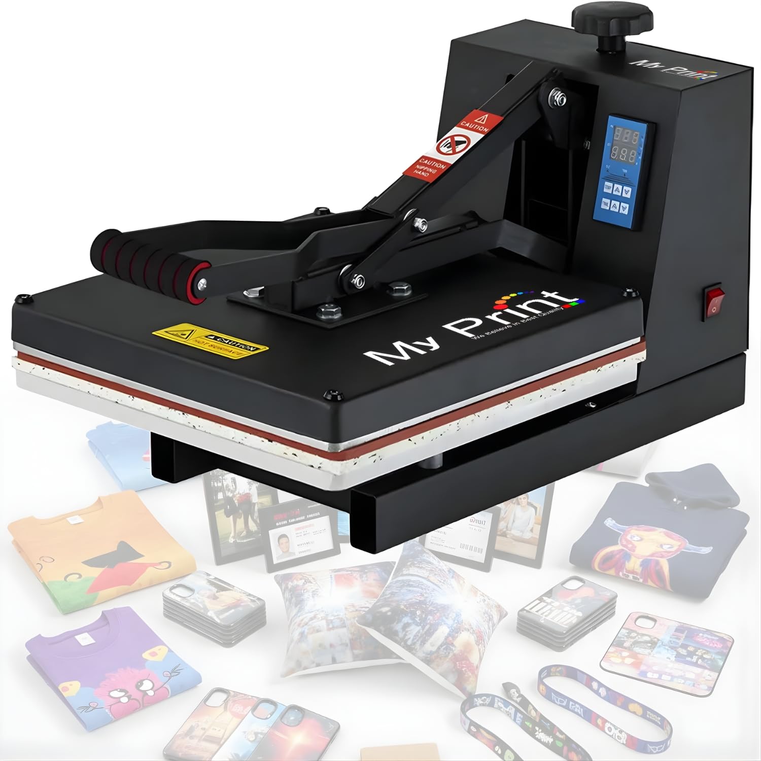 MY PRINT 15x15 Inch Heat Press Machine - Image 1