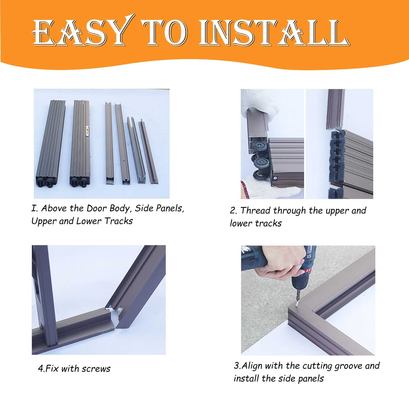 Rejilla de seguridad retráctil para ventana, ventana plegable a prueba de ladrones para mayor seguridad, ideal para niños y mascotas, adecuada para puertas de patio
