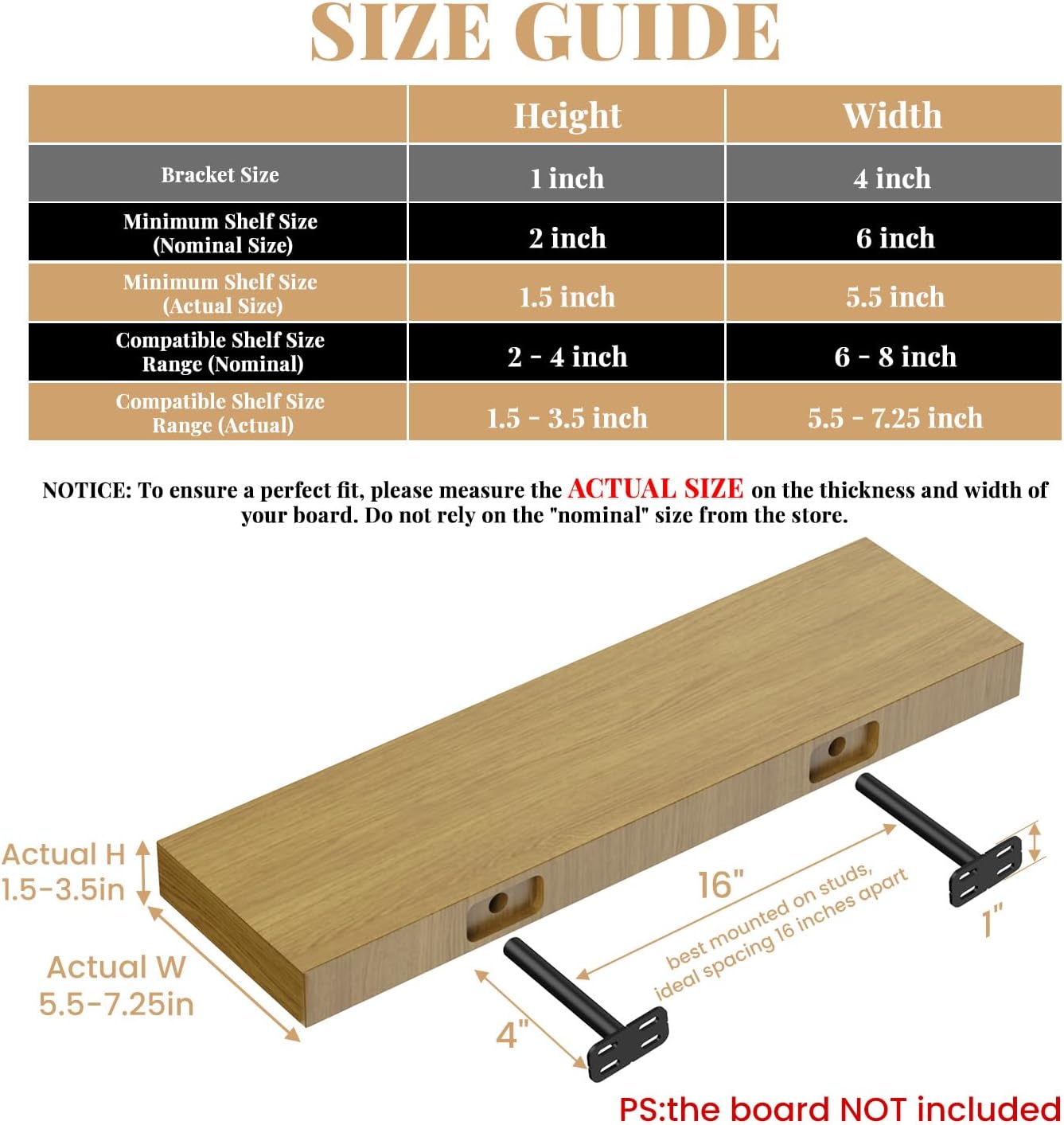 4pcs Wall Shelf Brackets Heavy Duty Floating Shelf Bracket Hidden,Invisible Black Shelving Brackets Decorative Floating Shelf Hardware Heavy Duty,Metal Shelf Support Bracket(4"-4pcs) 4 inch-4pcs