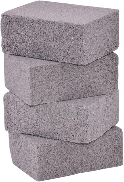 MAGIIN 4 Pack Grill Cleaning Brick, Pumice Cleaning Block for Barbecue Kitchen Restaurant Flat Top Grills Cleaning