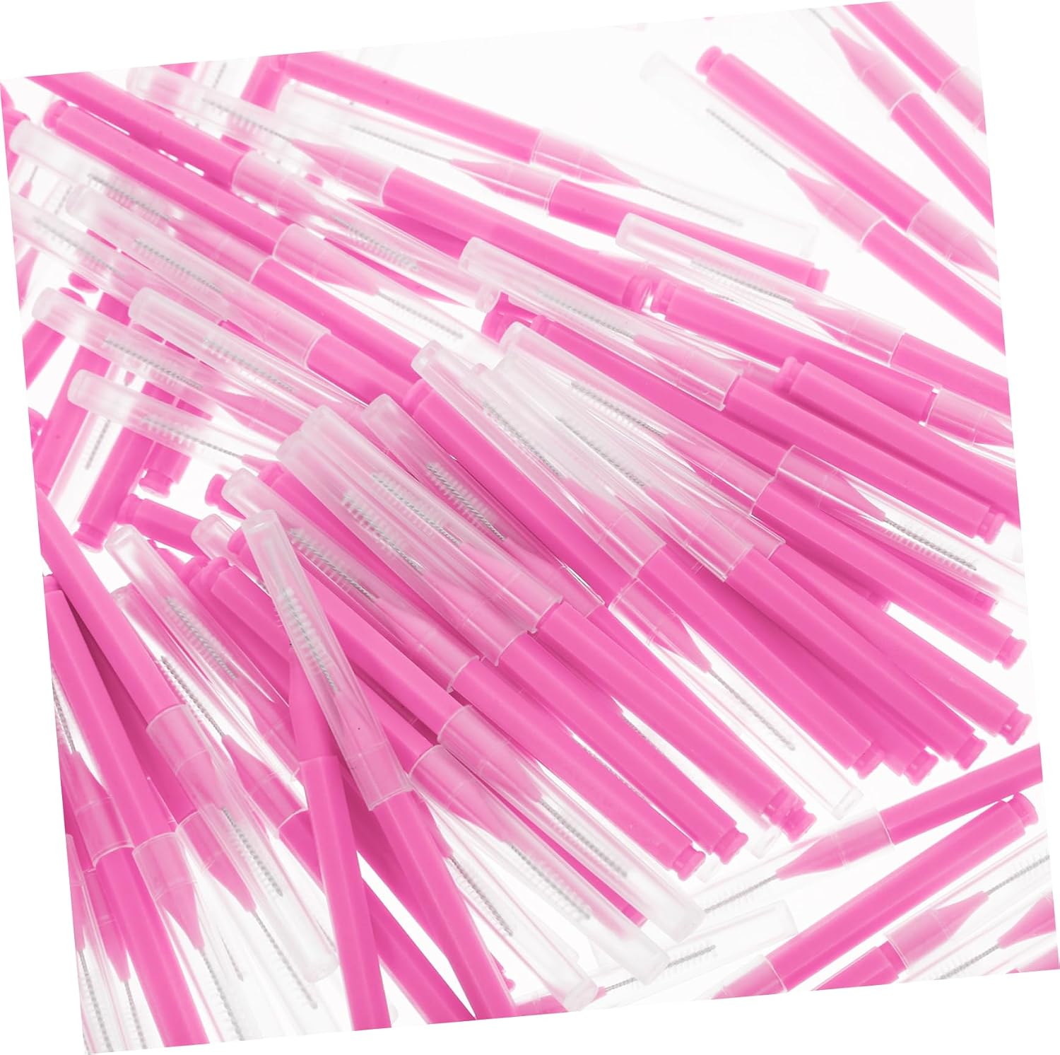 100pcs Interdental Brushes for Braces Portable Interdental Cleaning Brush Tooth