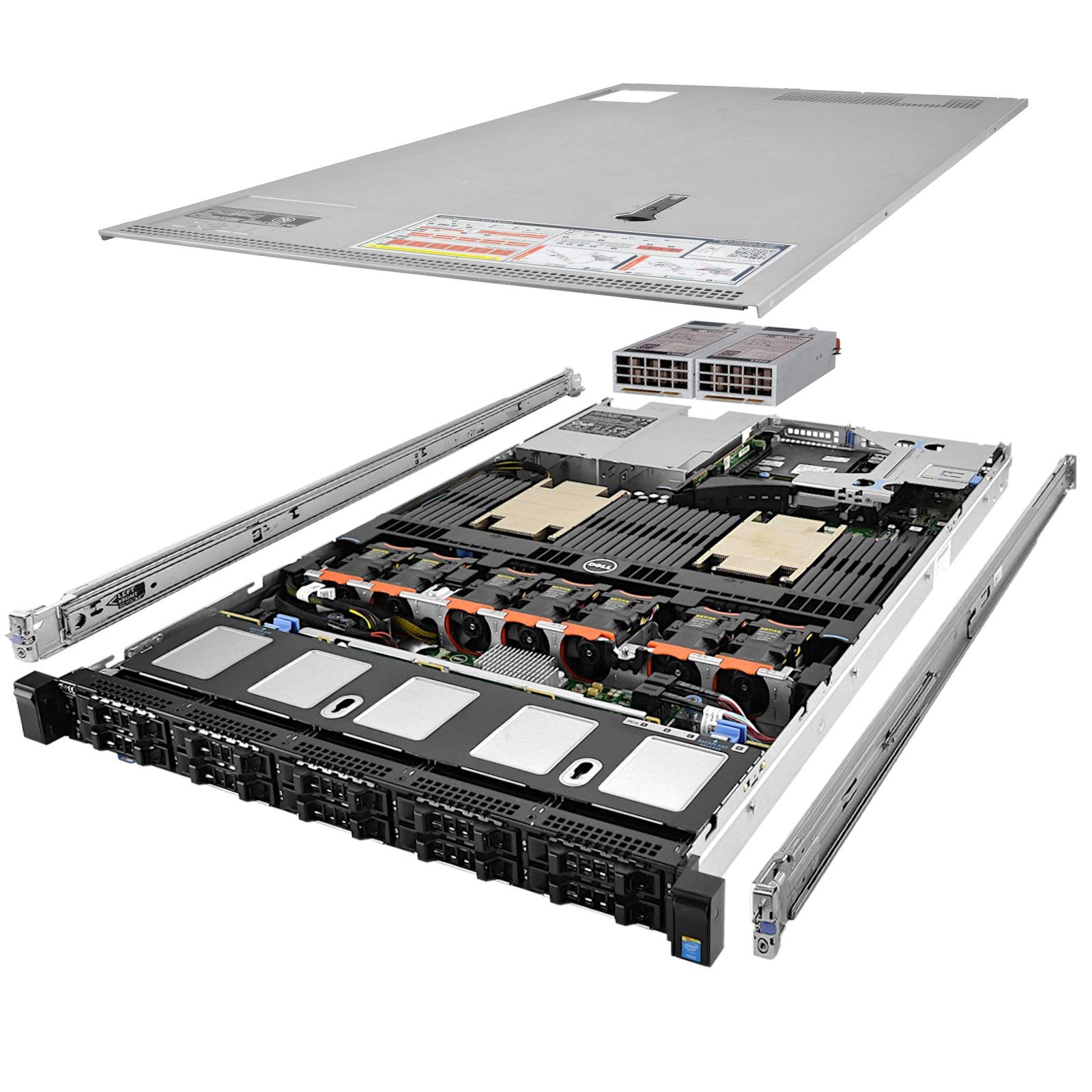 Dell PowerEdge R630 Server 2X E5-2690v3 2.60Ghz 24-Core 128GB H730 Rails (Renewed)