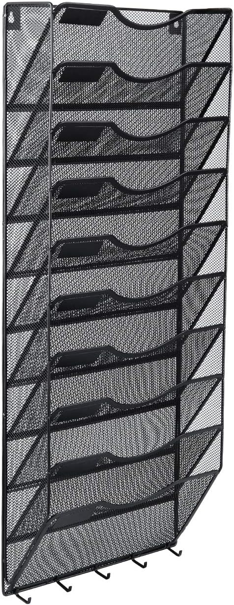 PocketFlow Wall Mail Sorter with Key Hooks