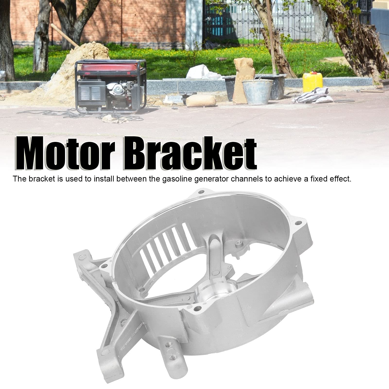 Support de moteur en aluminium 188F pour générateur 5-6,5 kW, haute résistance, résistant à la corrosion