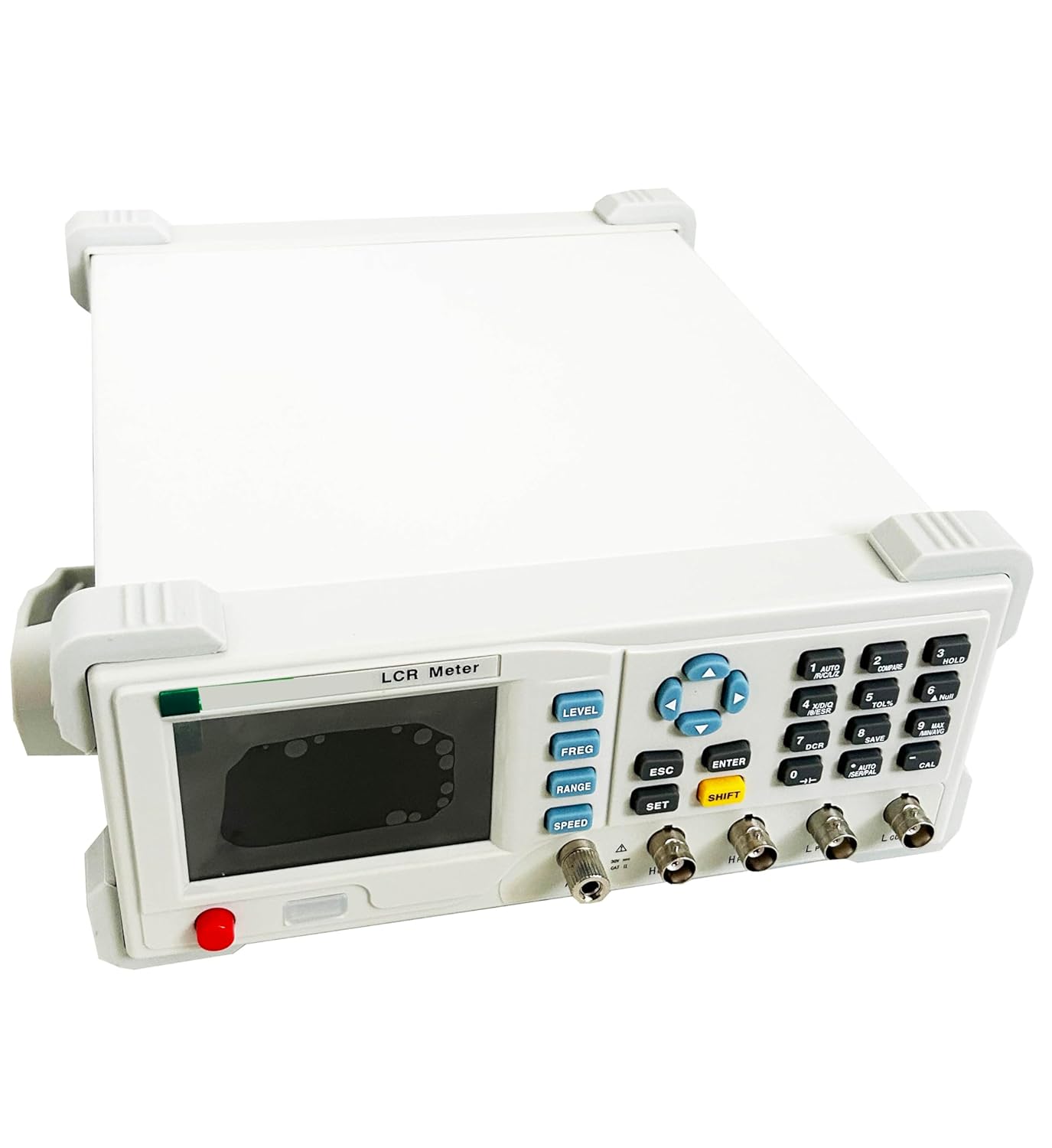 Benchtop LCR Tester Continuously Adjustable Frequency 10Hz-100kHz Inductance Resistance Capacitance Bridge with Basic Accuracy 0.1% USB RS232 Communication Interface