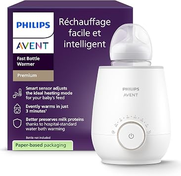 Philips Avent Chauffe-Biberon Rapide avec Contrôle Intelligent SCF358/00