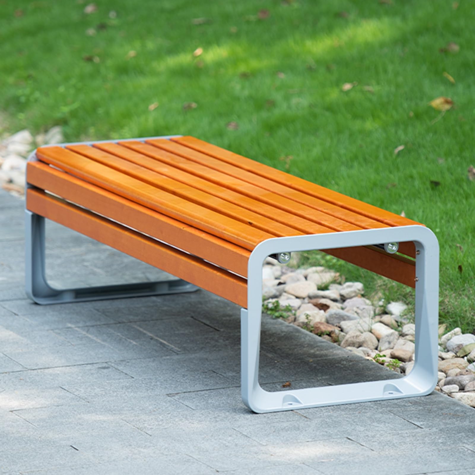 Chaise de banc de patio en fonte pour moments de détente sur le porche