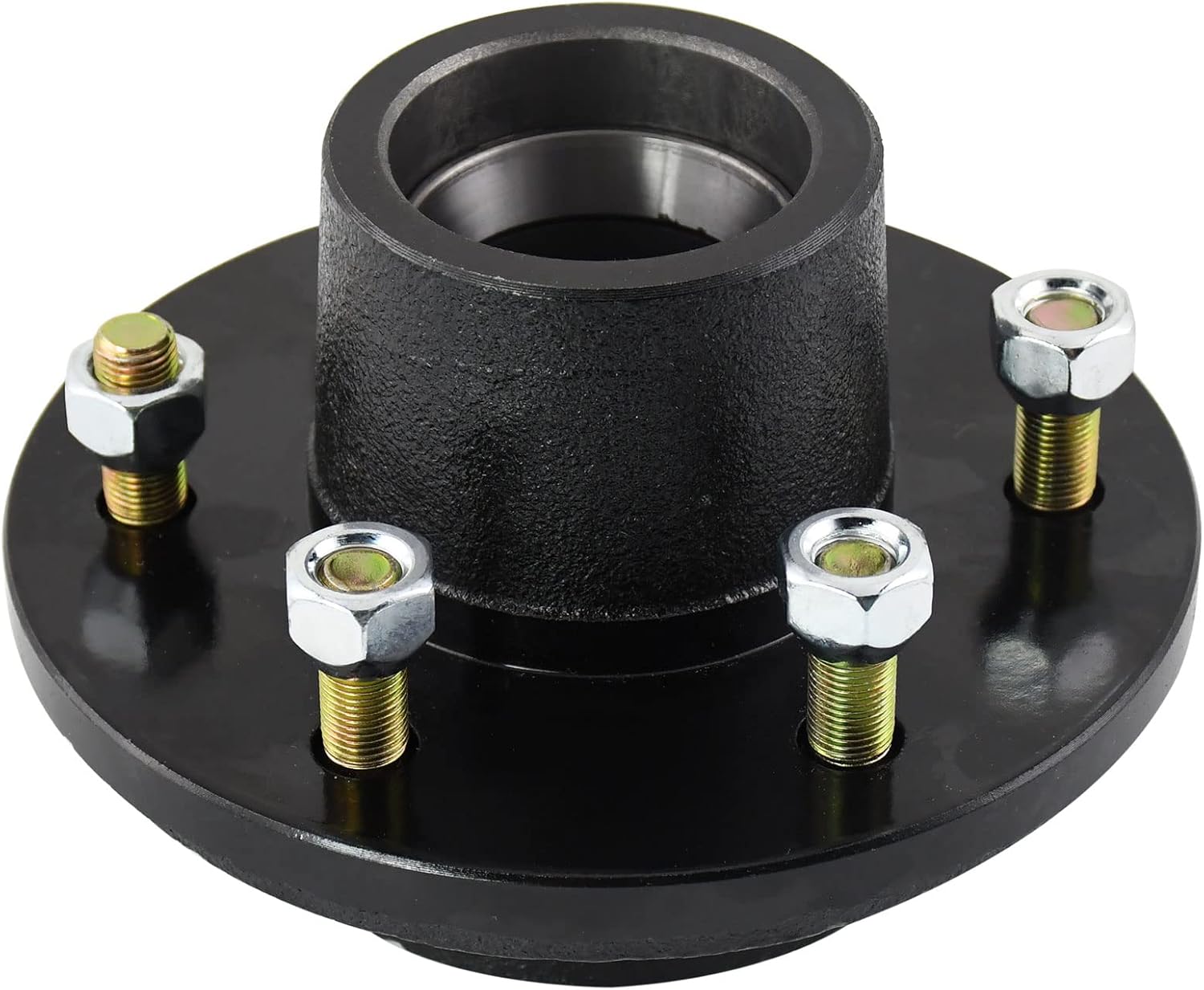 Trailer Hub Kits 6 Bolt 5.5 for 6000 lbs Heavy Duty Trailer Axle 25580/15123 Bearings with 1/2"-20 Thread #42 Spindle 6 Lug Trailer Hub