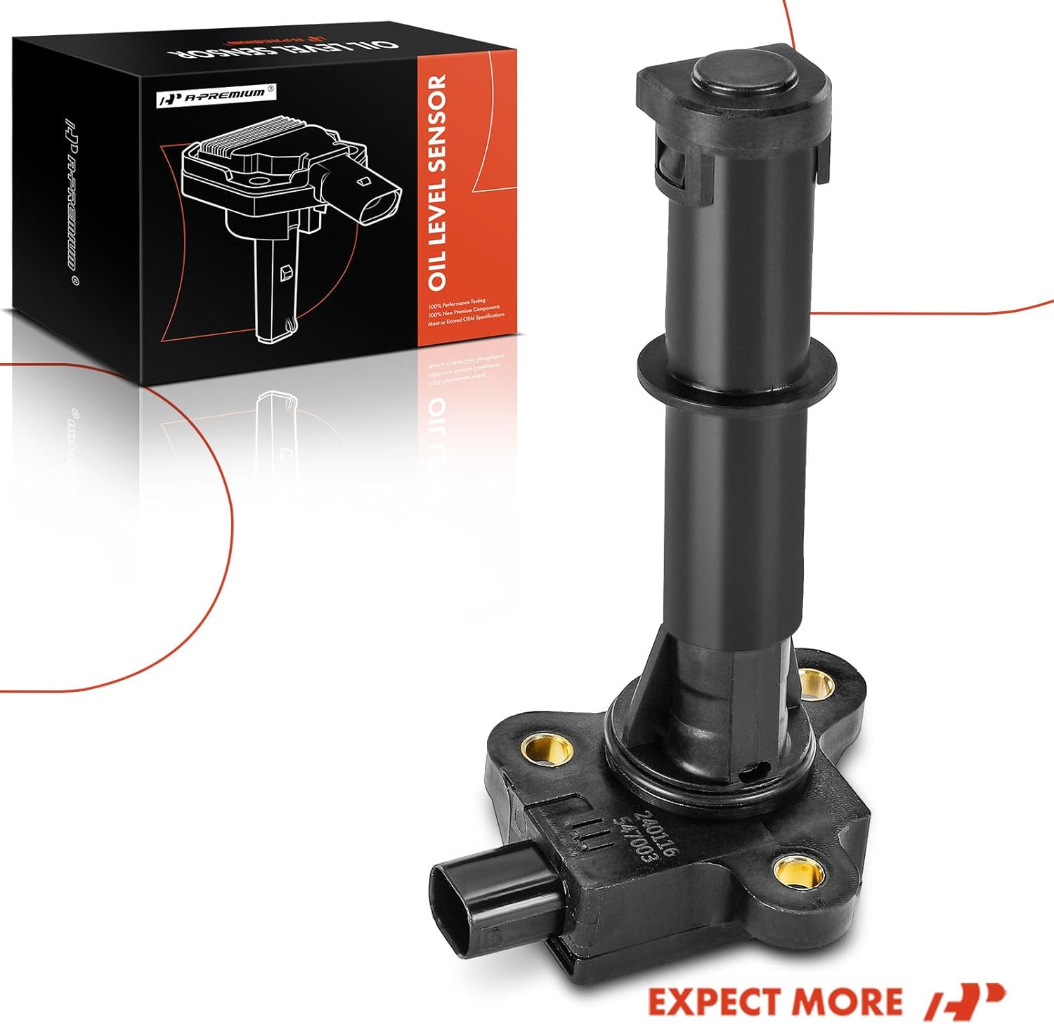 A-Premium Engine Oil Level Sensor Compatible with Mercedes-Benz NCV3 Series Sprinter 2500 2014-2019, Sprinter 3500 2014-2019, 2.1L 3.0L, Replace# 0009050401