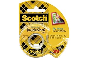 Scotch Double Sided Removable Tape: Perfect for Easy and Secure Bonding