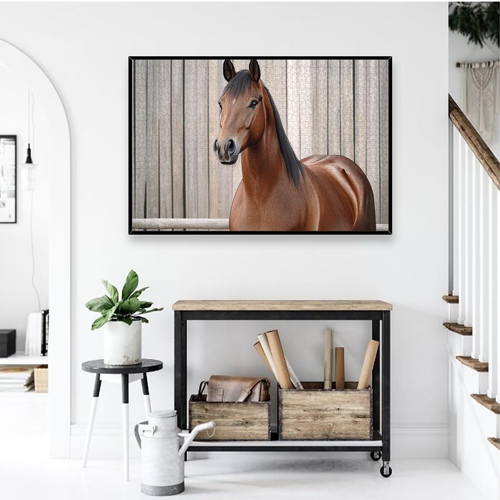 Puzzle 1500 Piezas, Puzzle Caballo con Caja para Adultos, DIY Animal Rompecabezas Madera para Adultos, 1500 Piezas Rompecabezas Desafiante, para Decoracion Hogar, Regalo Mujer, Regalo Hombres, -2828