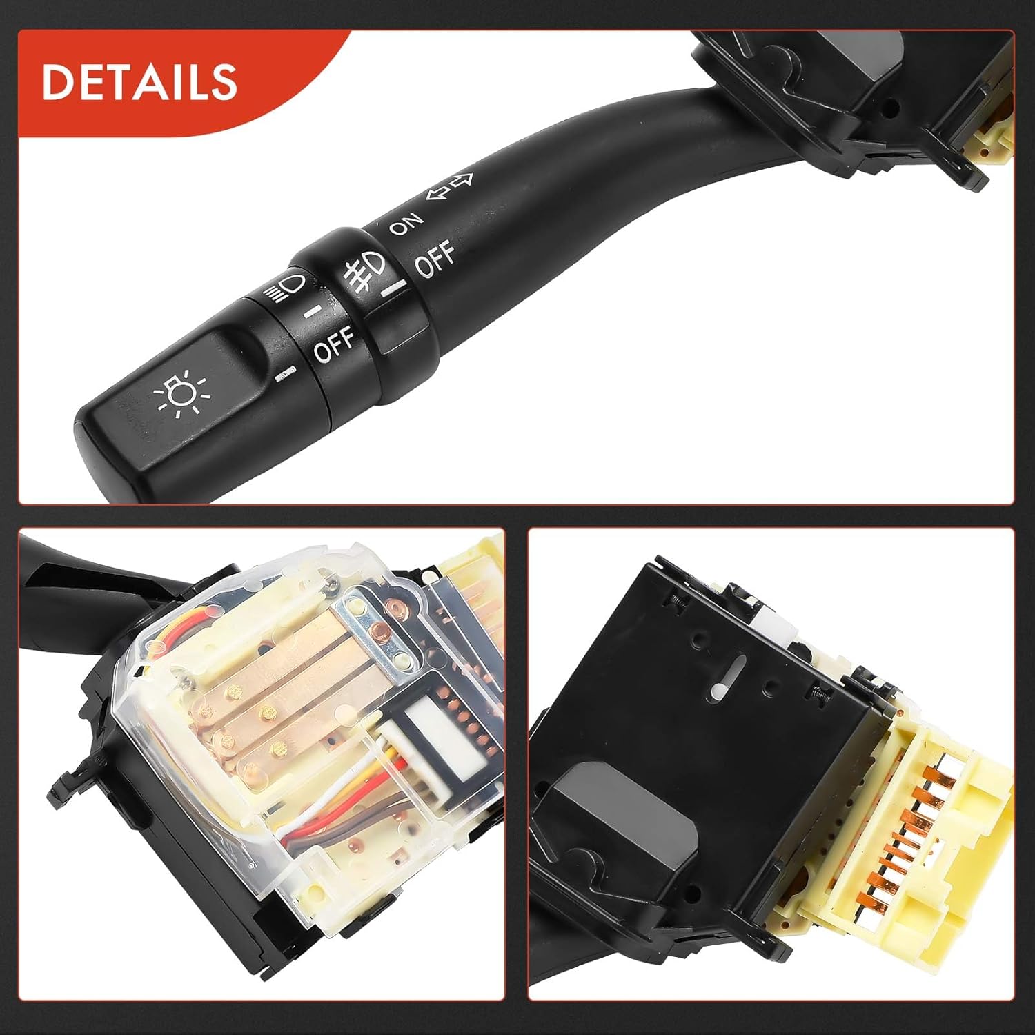 A-Premium Turn Signal Switch, Headlight Dimmer, Fog Light Multifunction Combination Switch Compatible with Toyota 4Runner 1999, Celica 1996-2000, Solara 1999-2002