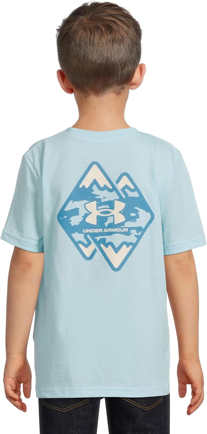 Under Armour Boys' Mountain Logo Tee (Big Kid)