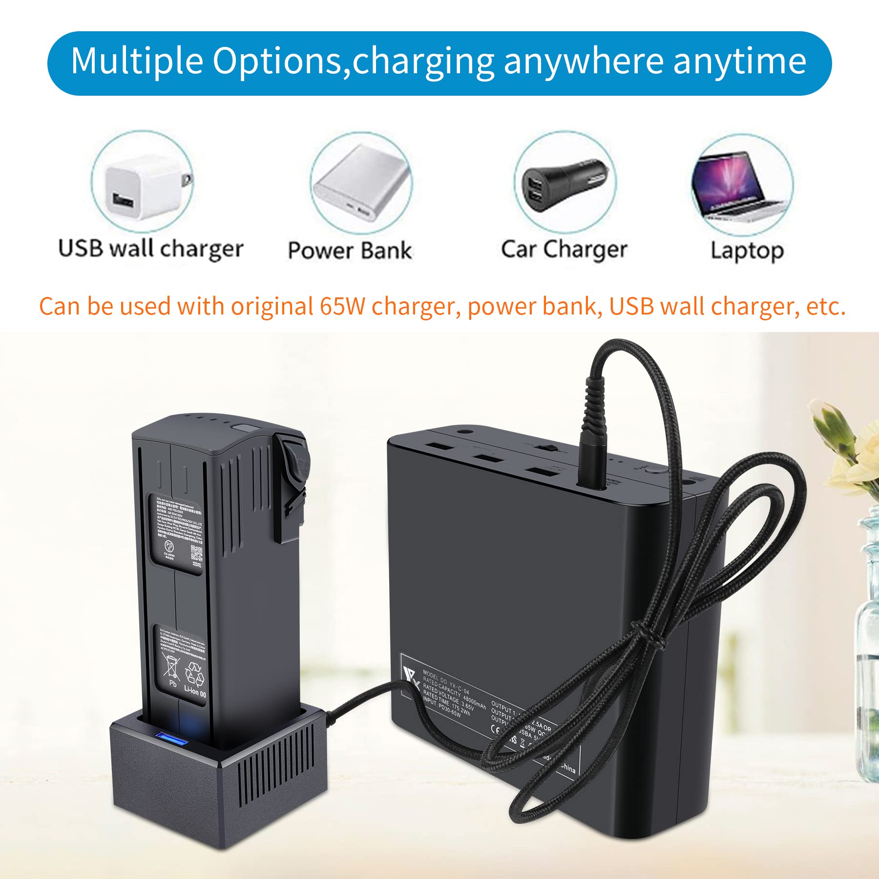Amazon.co.jp: LYONGTECH バッテリーUSB充電器 DJI Mavic 3 Mavic 3