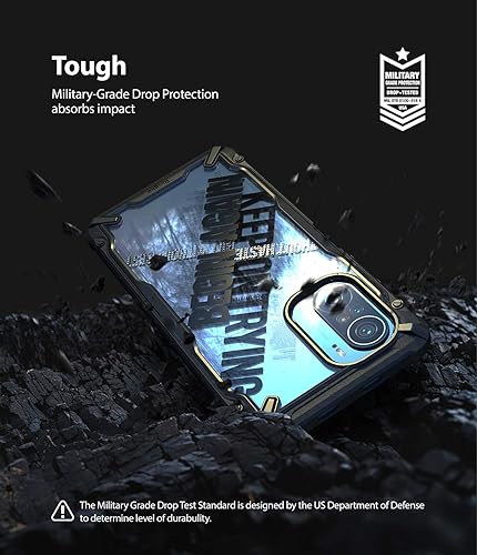 Miniatura 7 de Ringke Fusion-X Design - Funda compatible con Poco F3  Redmi K40  K40 Pro  K40 Pro + - Cross