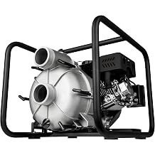Red Lion 6RLAG-3LTT 208cc, 285 GPM OHV Engine Driven Aluminum Trash Pump, 3-Inch MNPT Suction and Discharge, Black, 617038