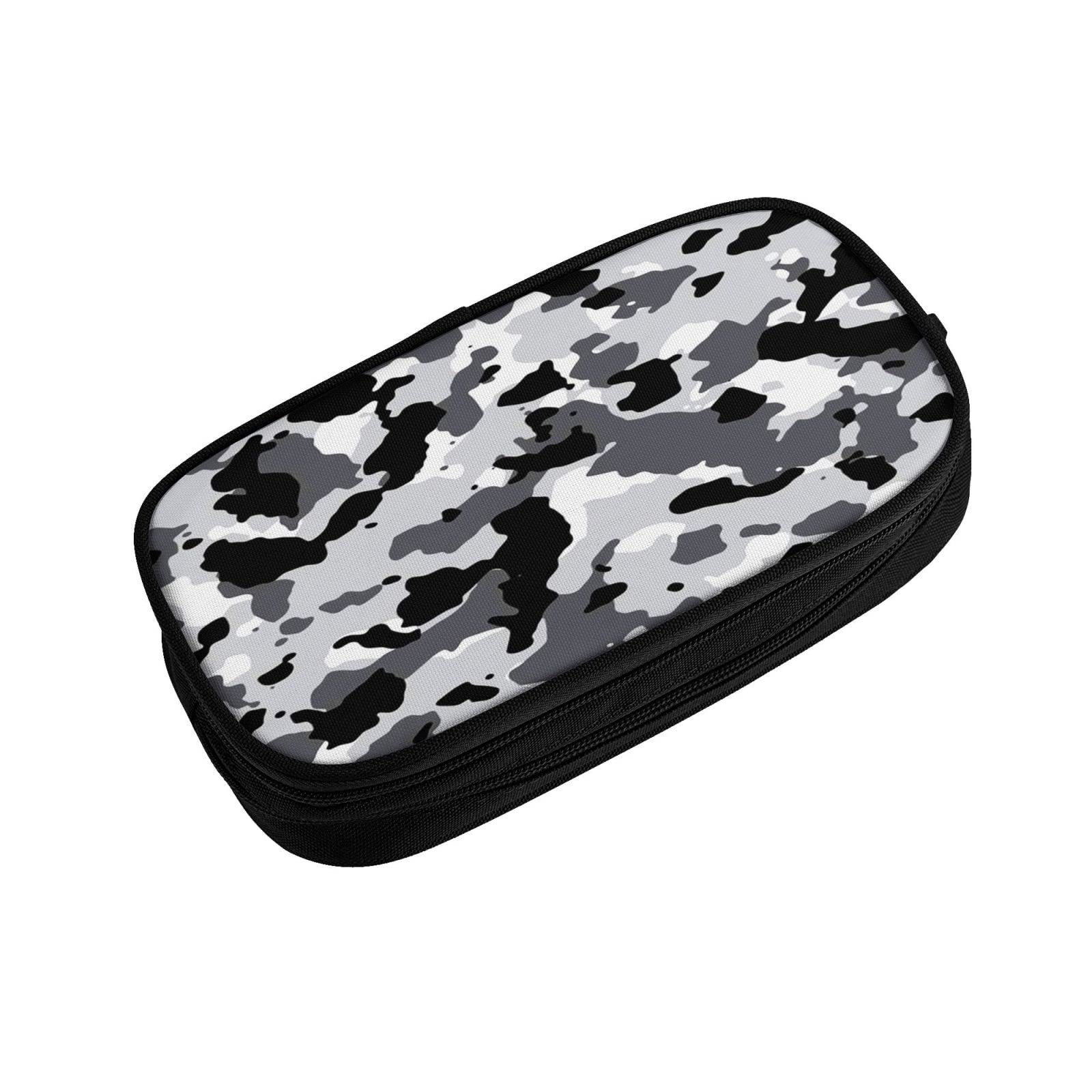 Estuche Niño HGFVY Estuche De Cuero Portátil Multifuncional De Camuflaje Militar Verde Con Gran Capacidad De Almacenamiento Bolsa De Lápiz Estuche Pequeño
