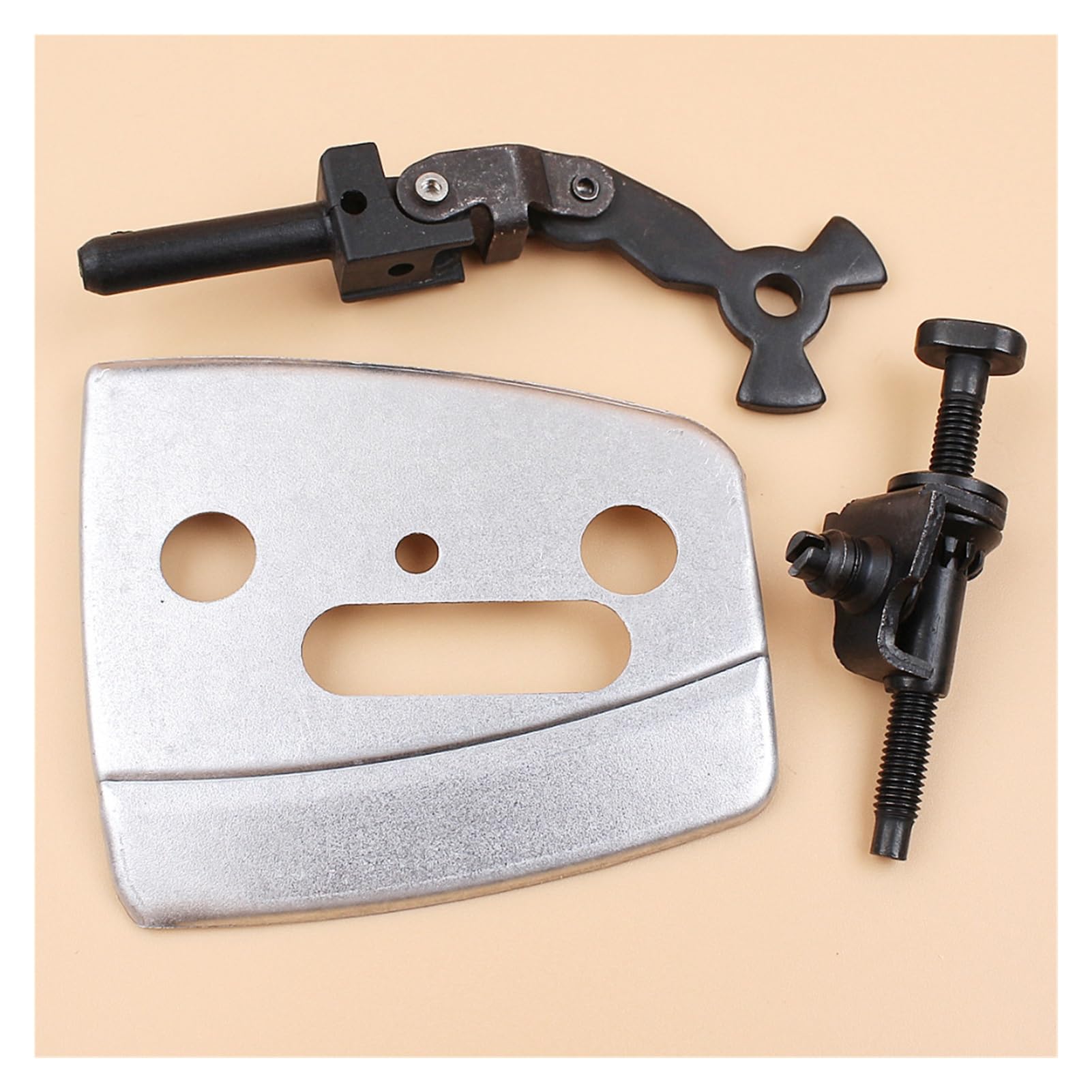 1set tendicatena bullone ginocchio giunto barra kit piastra for HUSQVARNA 350 340 345 346 351 353 359 357 357XP motosega pezzi di ricambio