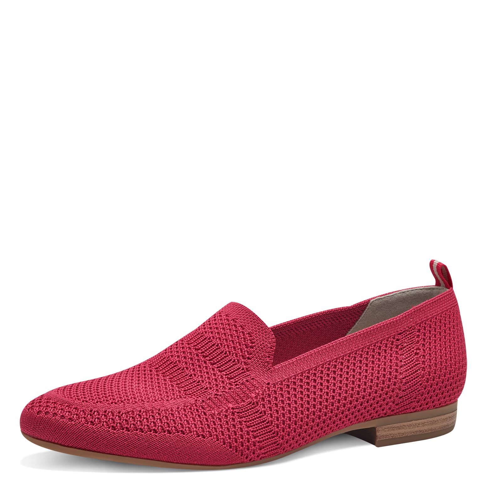 Jana Women’s Slippers with Texture Pattern Vegan, Fuxia, 5 UK Fuchsia