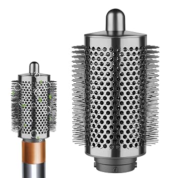 Large Round Volume Brush for Dyson Airwrap Attachments, Round Brush Tool for Dyson Hair Styling Compatible with Airwrap HS01 HS05