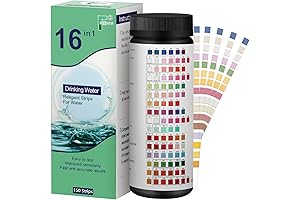 16-in-1 Home Water Test Kit for Drinking Water Quality - Lead Detection Included