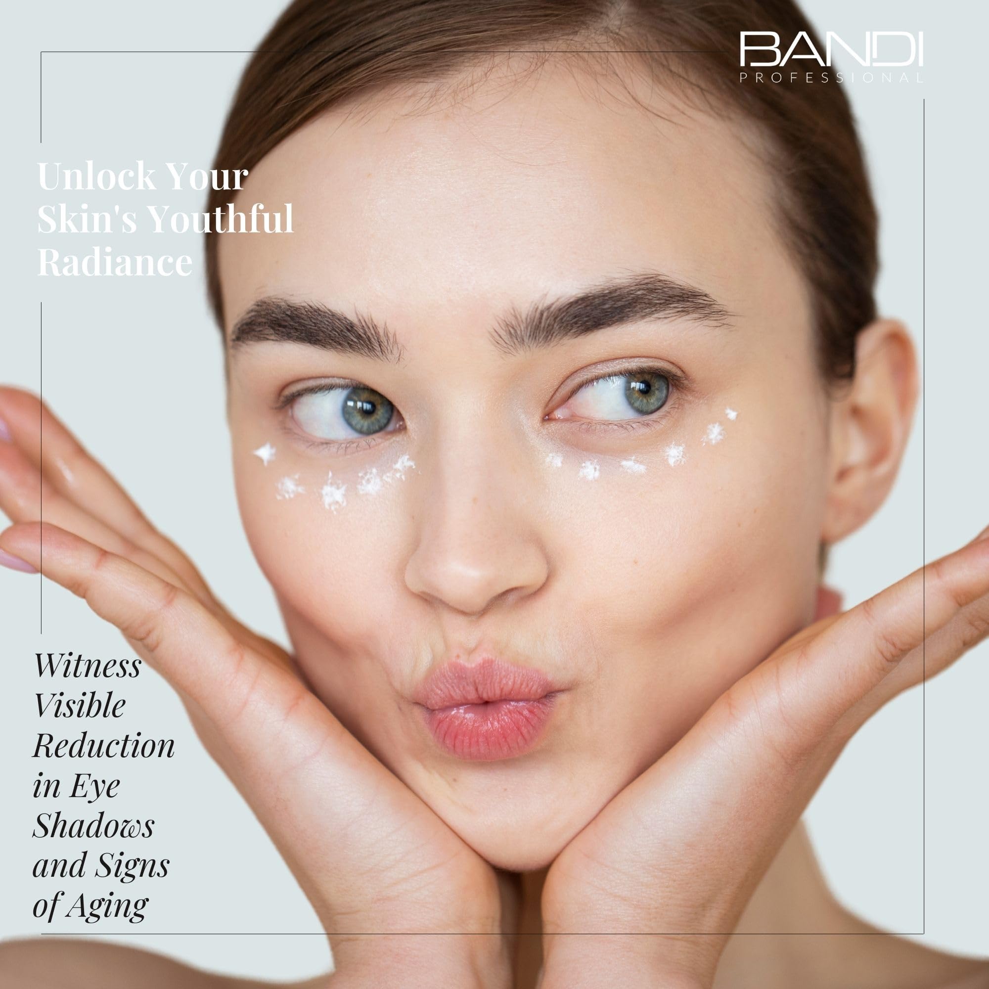 Bandi Eye Cream for Dark Circles and Puffy Eyes Anti-Aging Hydration Gel Firming Sensitive Under Eye Cream Soothing Moisturiser for Youthful Skin - Image 2