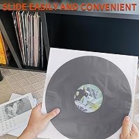 Vista 8 de Fundas interiores para discos de vinilo, 30 fundas interiores de vinilo LP antiestáticas de 12 pulgadas, fundas protectoras de vinilo de plástico