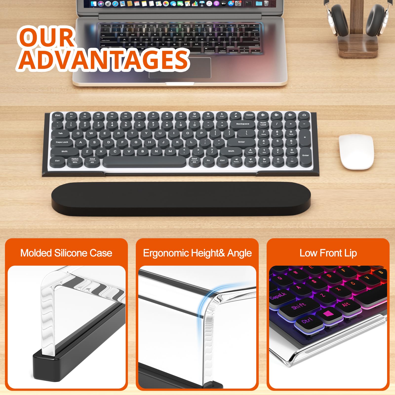 Snapklik.com : Richboom Ergonomic Computer Keyboard Stand - Tilt PC ...