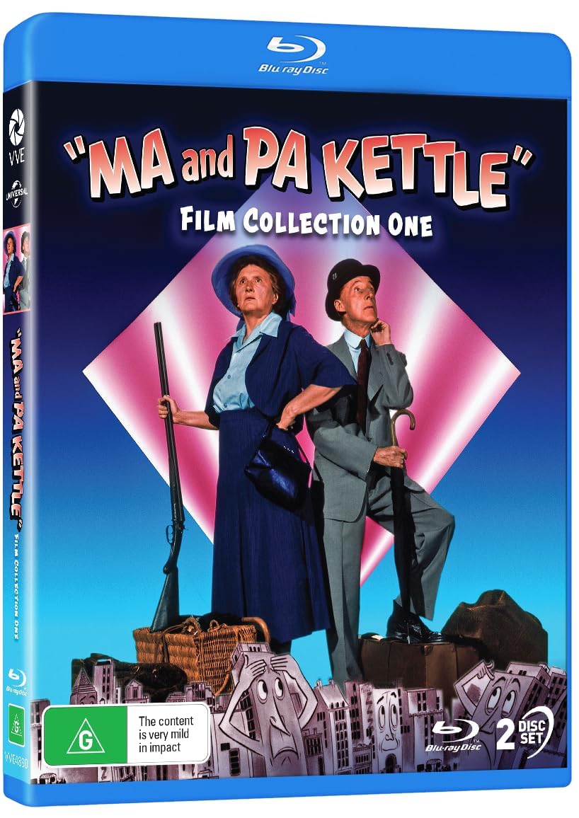 Ma & Pa Kettle 4 Film Collection One Blu-ray cine clásico americano humor