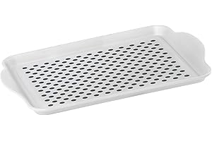 OGGI Serving Tray with Cup Holder and Side Handles