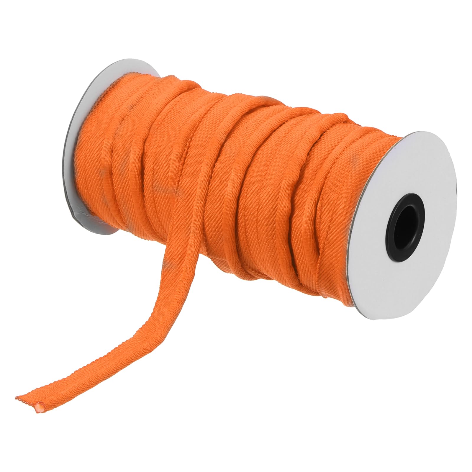 sourcing map Piping Cord Trim 20 Yards 5/8 Inch Piping Tape for Sewing DIY Crafting Fabric Edge Trim Warm Orange