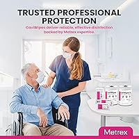 Vista 7 de Metrex CaviWipes - Toallitas desinfectantes no tejidas duraderas para superficies duras y no porosas en atención médica y laboratorio, pre-saturadas