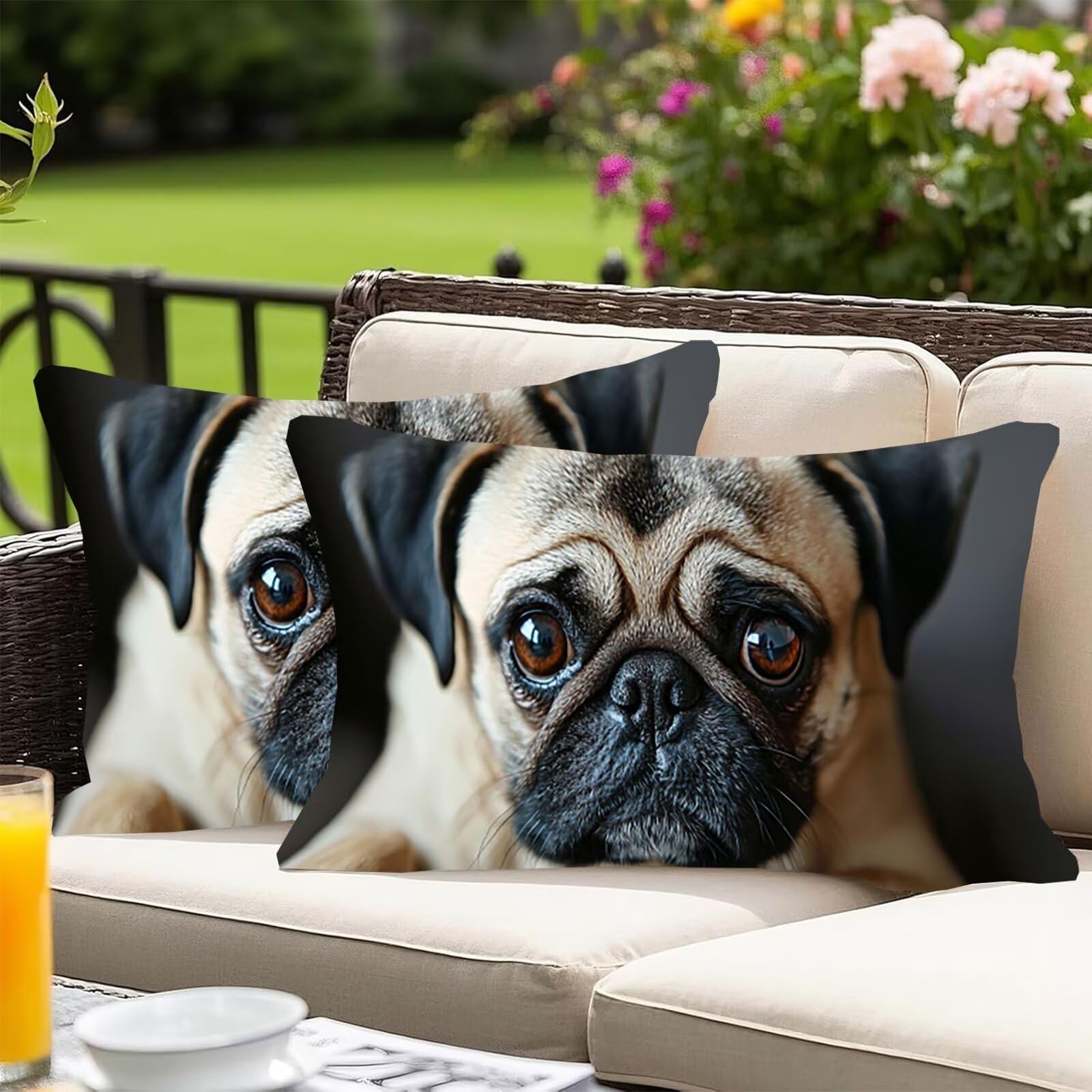 Jaguar 2 Fundas De Cojín Sofa Decorativas De Terciopelo Rectángulos 50 x 70 cm Cojines Funda De Almohada Grande, Cremallera Oculta Fundas De Cojines Sala De Estar Dormitorio Habitacion Retrato j0l-328