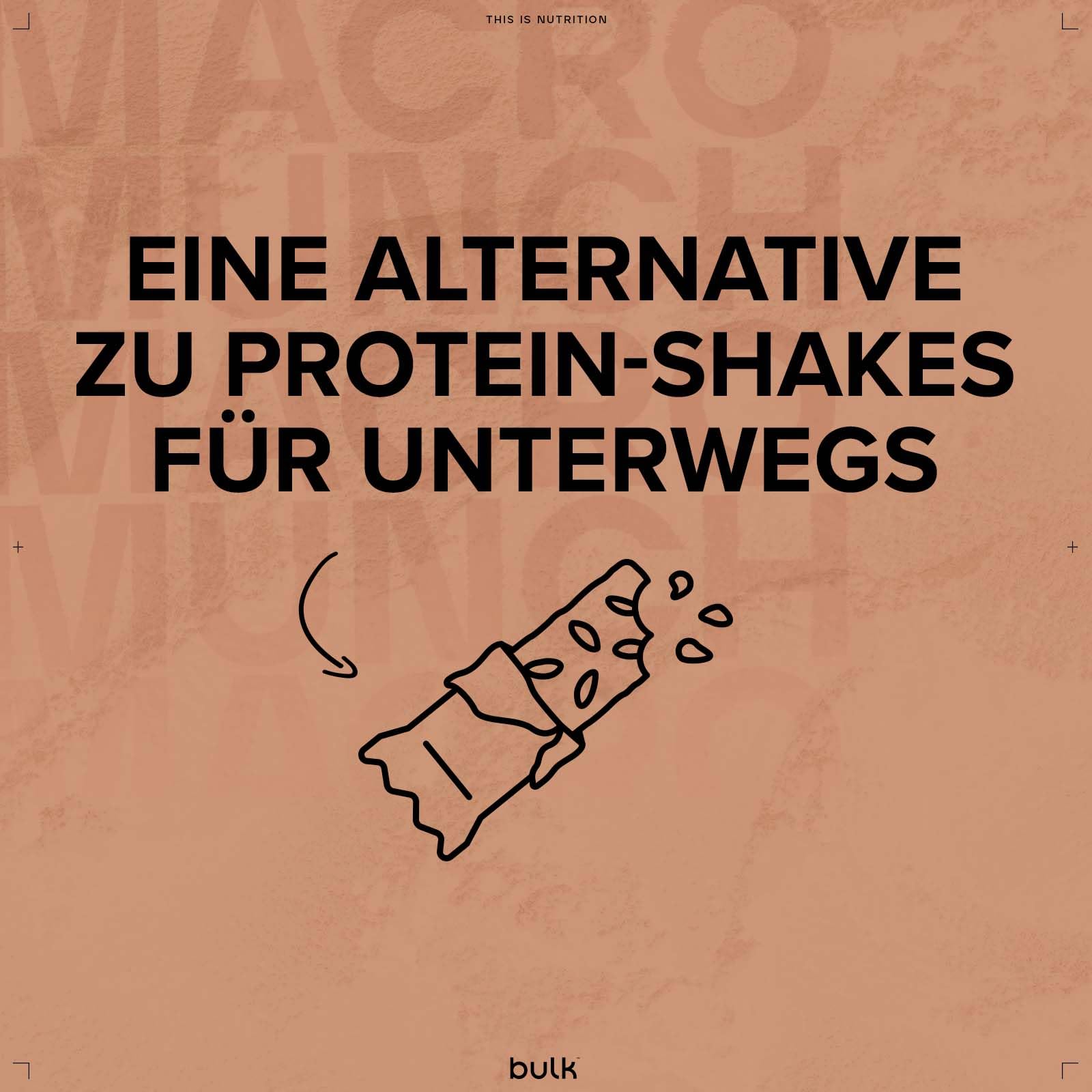 Bulk Macro Munch Protein Riegel, Wenig Zucker, Karamellisierter Apple Crumble, 62 g, Box mit 12 Riegeln