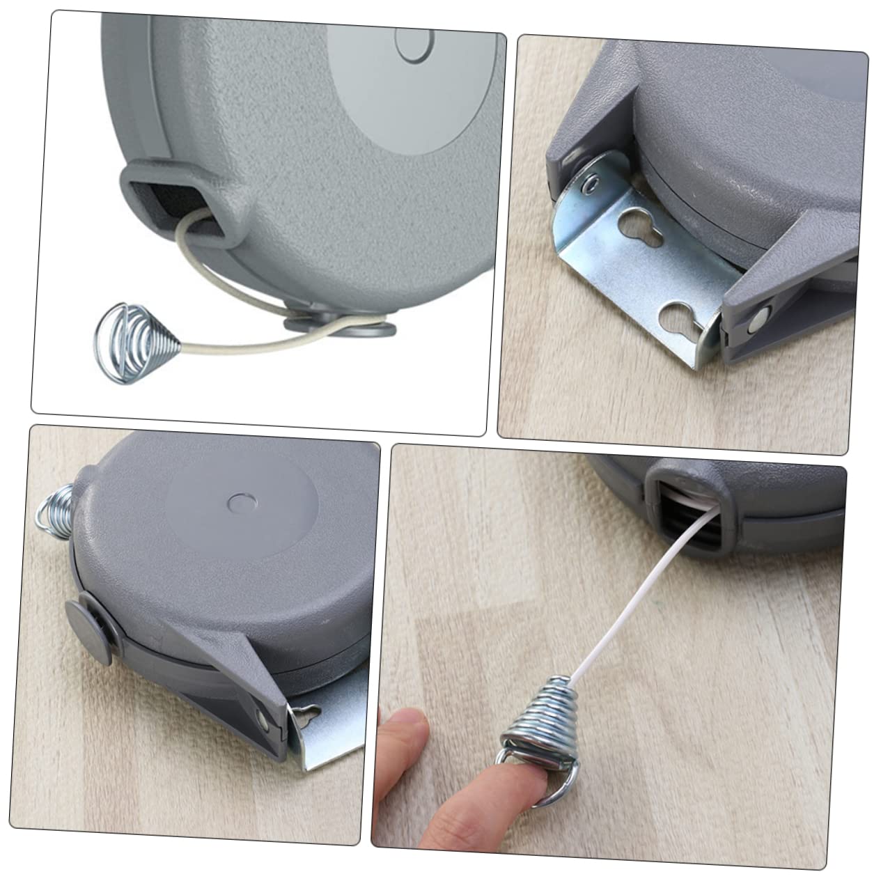 Alipis Corda Stendibiancheria Retrattile Da Metri Per Appendere Vestiti Filo Resistente e Portatile Per Uso Interno Ed Esterno