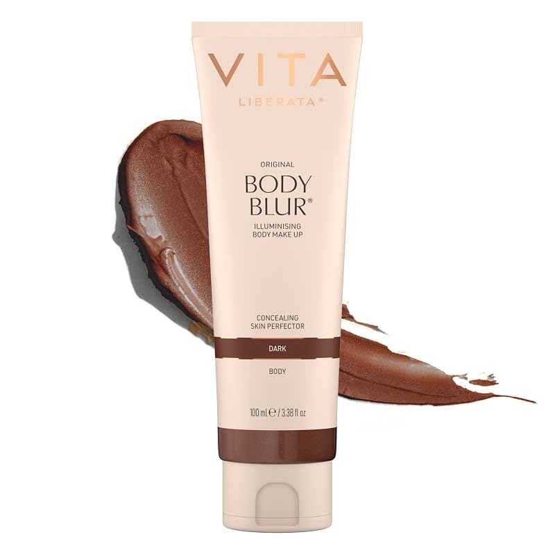VITA LIBERATA Body Blur Dark Maquiagem corporal lavável, 100 mL