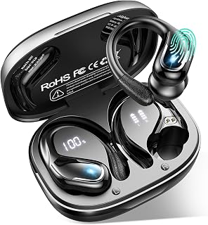2026 Bluetooth 5.4 Kopfhörer Sport, 75Std Kopfhörer Kabellos, App mit EQ